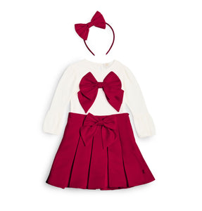CARAMELO SKIRT SET WITH HEADBAND