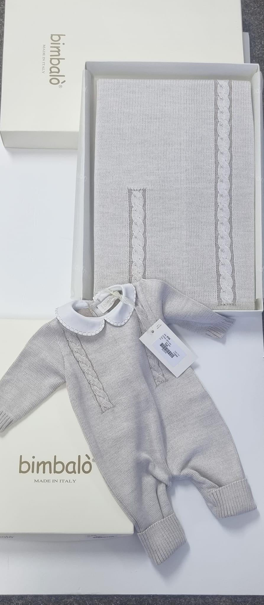 Bimbalo baby romper and blanket