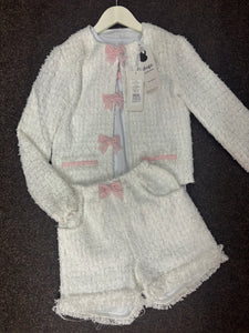 Daga short set with t shirt and jacket