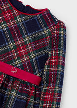 Load image into Gallery viewer, (A) Girl Checked Dress with Velvet Band
