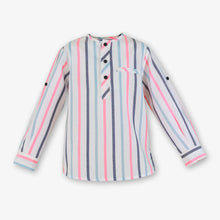 Load image into Gallery viewer, MIRANDA Neon &amp; Blue Stripe Boys Shorts Set - 244/23

