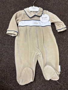 Blues baby babygro