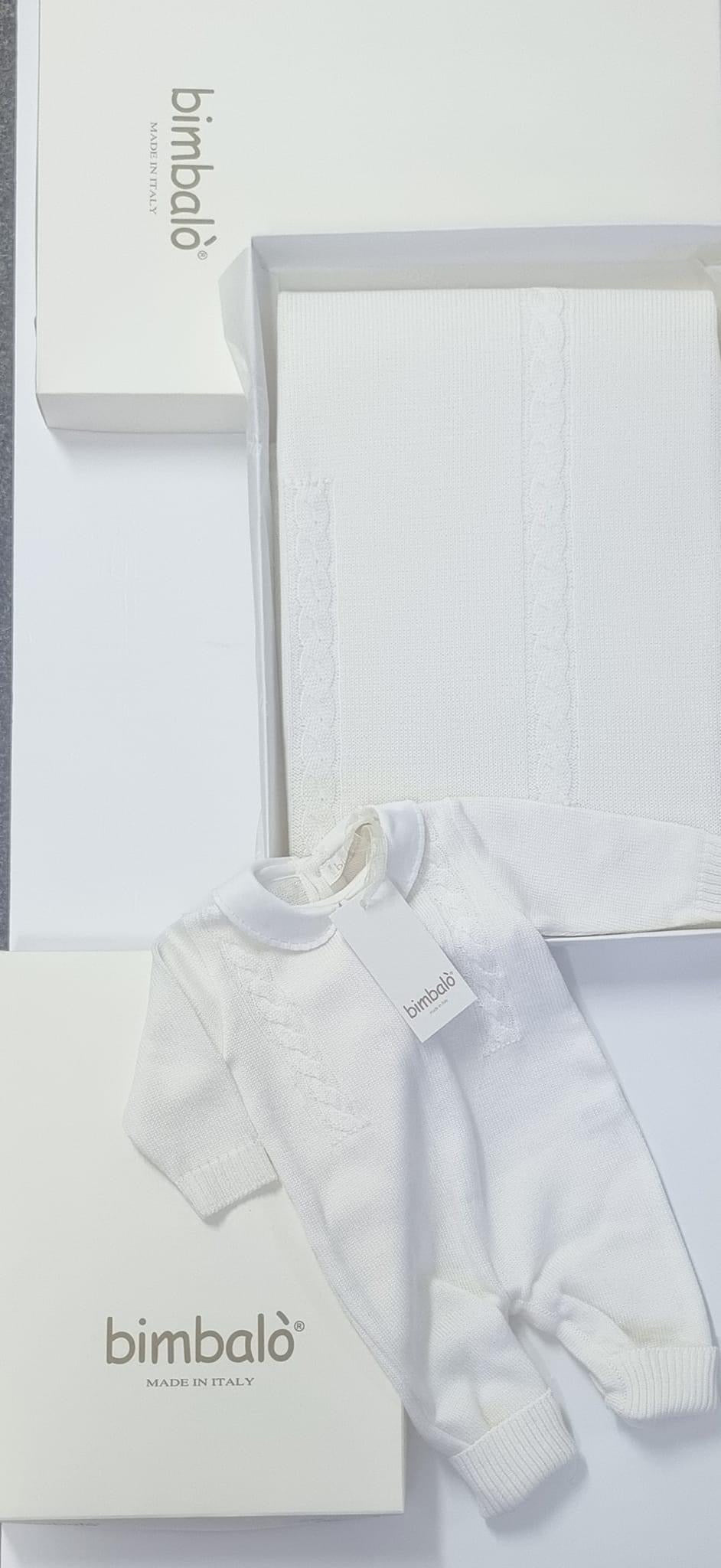 Bimbalo baby romper and blanket