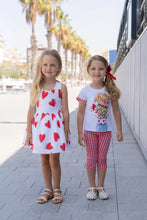 Load image into Gallery viewer, MIRANDA Corazon Girls Red Gingham Leggings Set - 624/5
