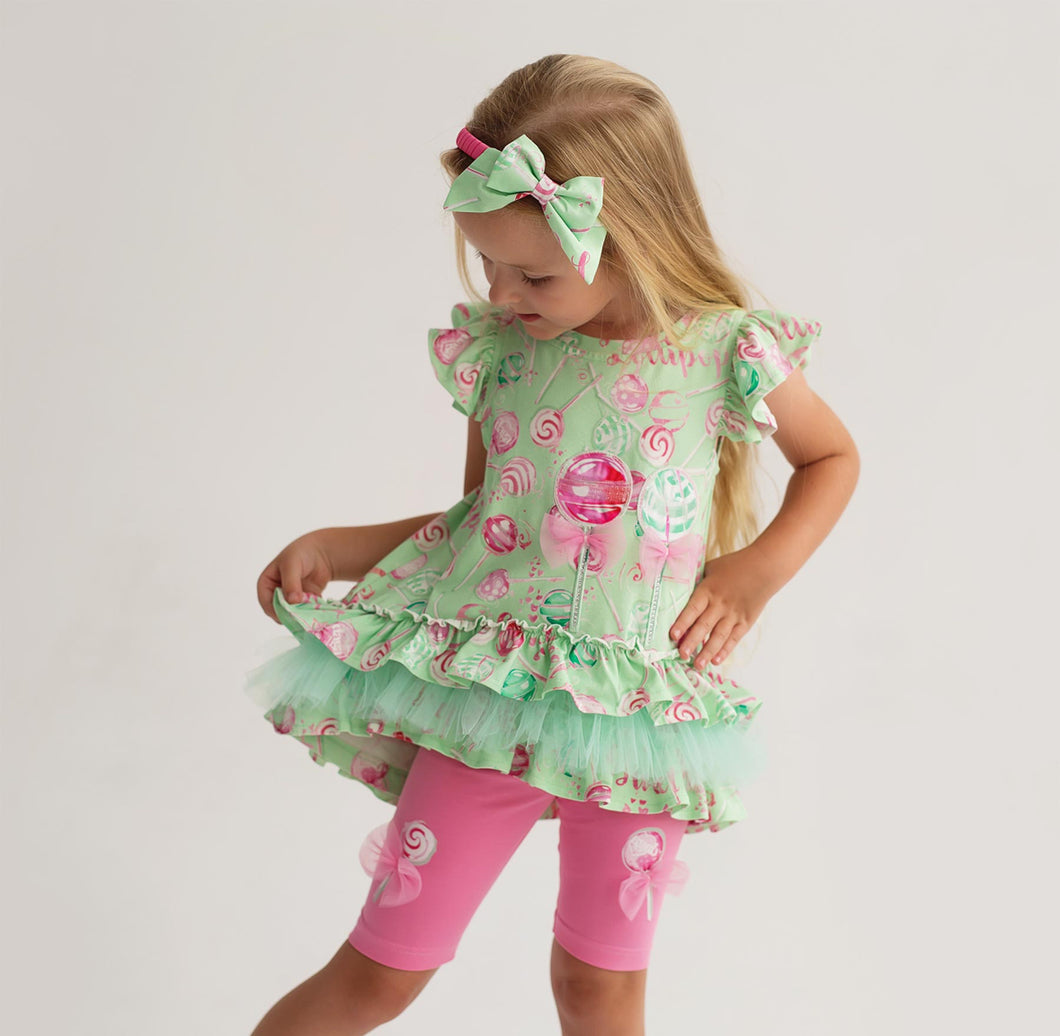 Daga lollipop cycling short set