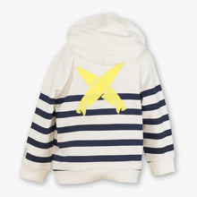 Load image into Gallery viewer, MIRANDA Navy Stripe Boys Hoodie Sweatshirt - 630/1
