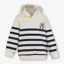 Load image into Gallery viewer, MIRANDA Navy Stripe Boys Hoodie Sweatshirt - 630/1
