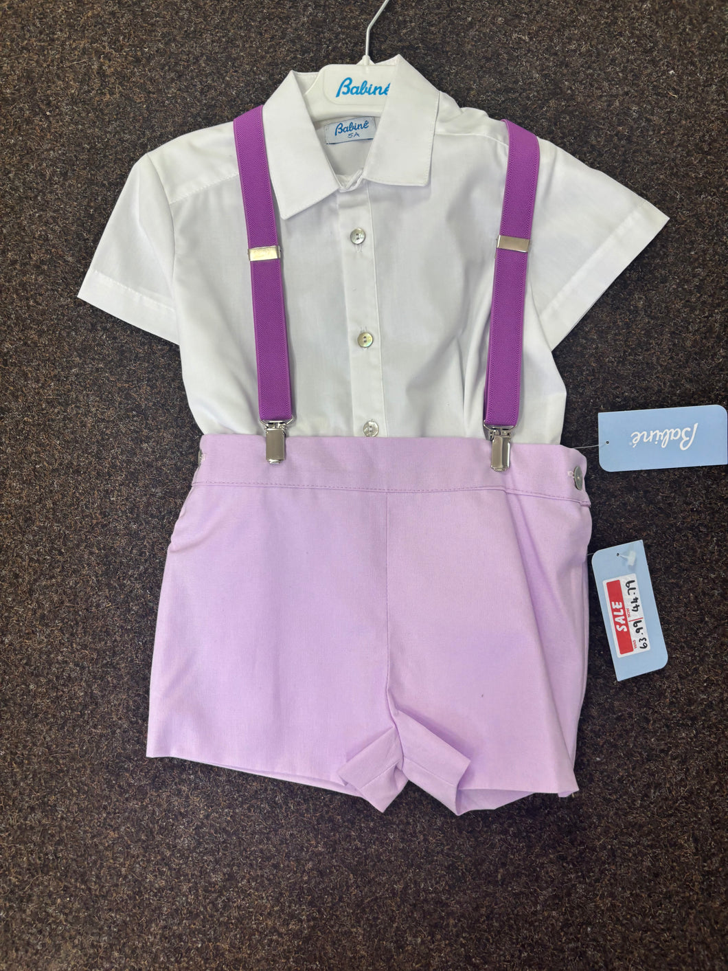 Babine short set with braces