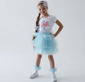 Daga blue bow tutu set