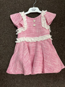 Rochy SS25 big girls tweed dress
