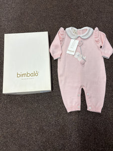 Bimbalo baby pink romper