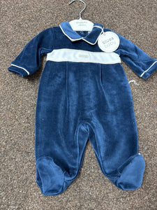 Blues baby babygro