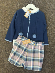 Cesar blanco short set