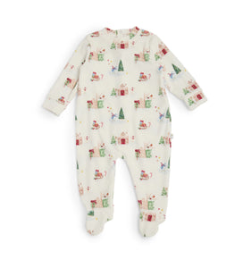 CARAMELO CHRISTMAS FESTIVE BABY GRO