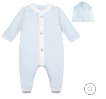 Load image into Gallery viewer, EMILE ET ROSA BABYGRO AND HAT
