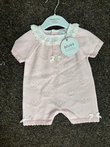 Blues baby romper