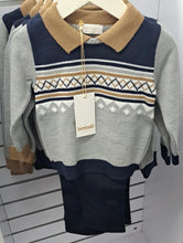 Load image into Gallery viewer, BOYS SMART JUMPER AND TROUSER SET

