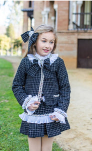 Naxos 3 piece with shirt jacket and skirt