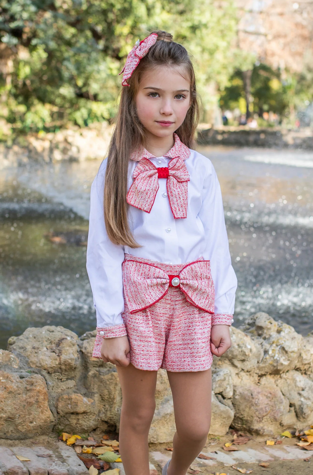 Naxos 3 piece set short shirt and jacket