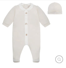 Load image into Gallery viewer, EMILE ET ROSA BABYGRO AND HAT
