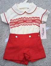 Load image into Gallery viewer, Naxos smocked boys sets
