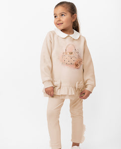 Caramelo beige tracksuit