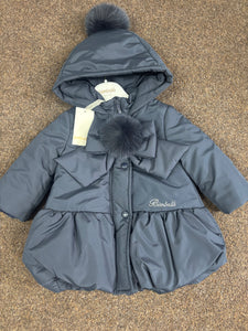 BIMBALO BOW/POMPOM COAT