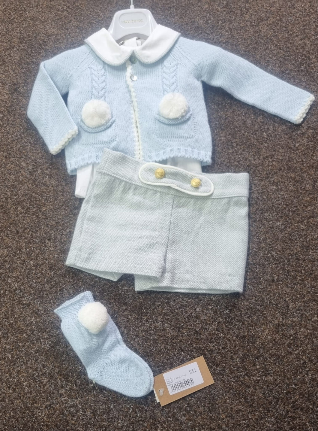 Ceaser Blanco 4 piece boys short set