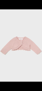 (C) Newborn Girl Tricot Bolero