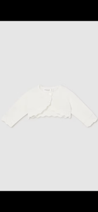 (F) Newborn Girl Tricot Bolero