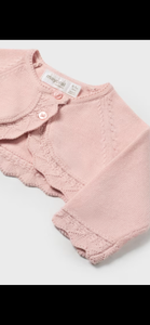 (C) Newborn Girl Tricot Bolero