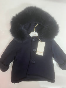Bimbalo navy knitted coat